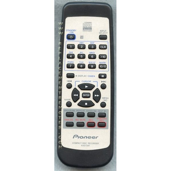 Pioneer AXD7287 CD Remote Control
