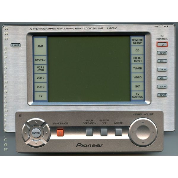 Pioneer AXD7296 Audio Remote Control
