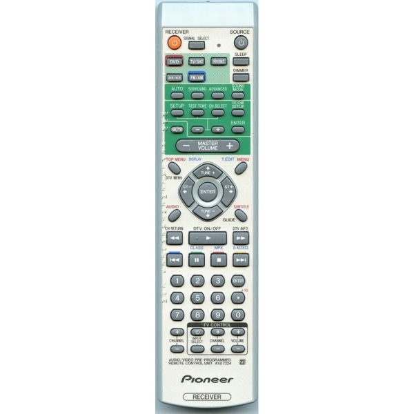 Pioneer AXD7324 Receiver Remote Control