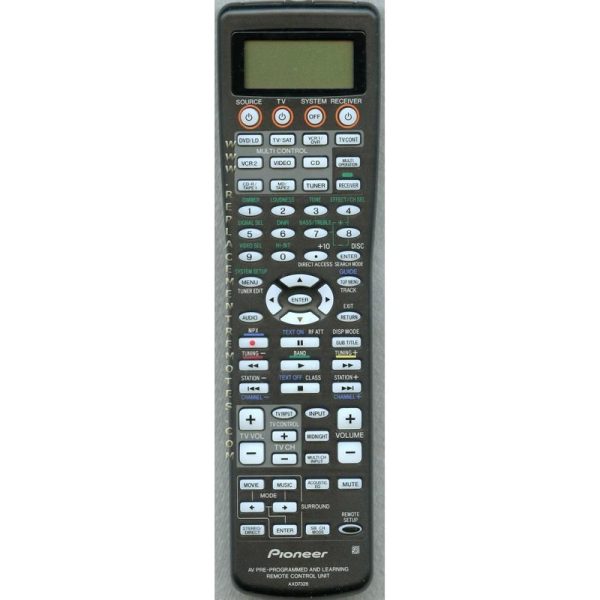 Pioneer AXD7326 Receiver Remote Control