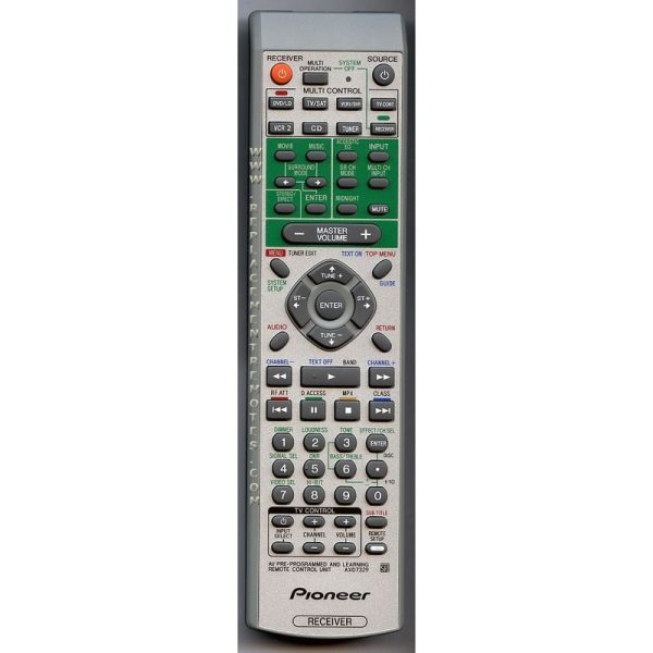 Pioneer AXD7329 Receiver Remote Control