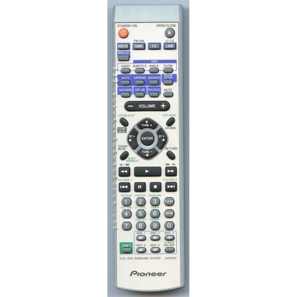 Pioneer AXD7354 Home Theater Remote Control