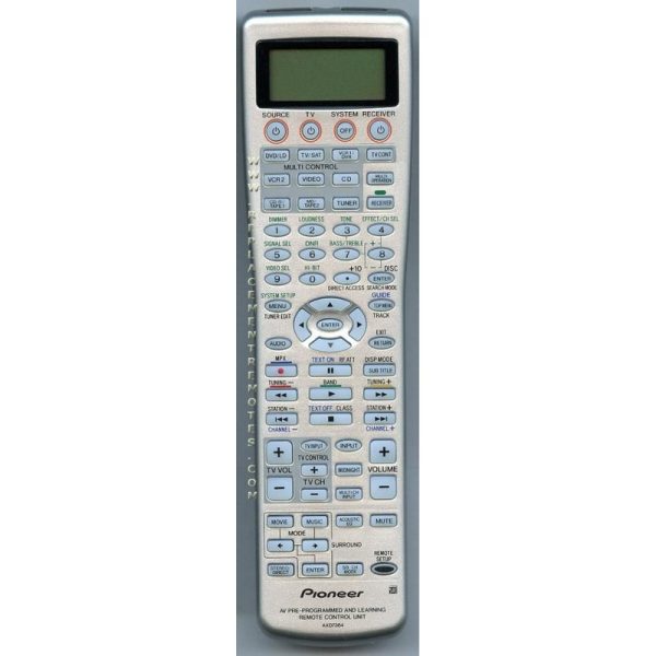 Pioneer AXD7364 Receiver Remote Control