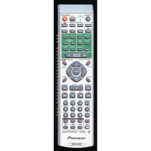 Pioneer AXD7366 Receiver Remote Control