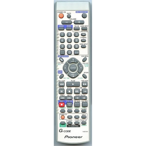 Pioneer AXD7401 DVDR Remote Control