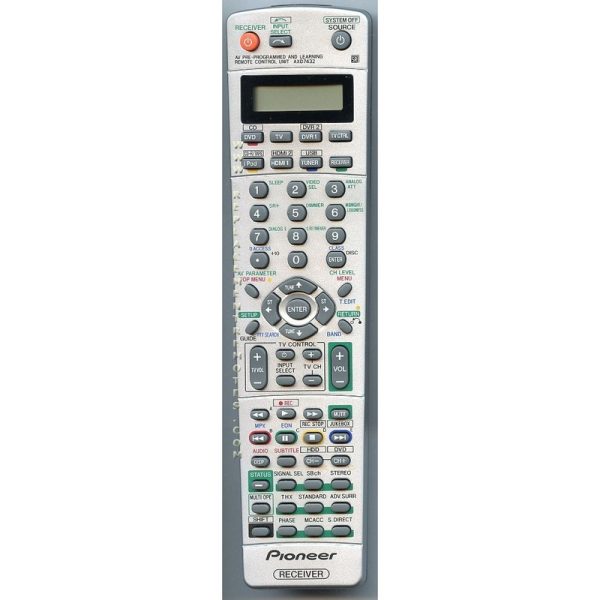 Pioneer AXD7432 Receiver Remote Control
