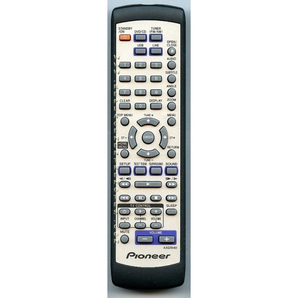 Pioneer AXD7440 Receiver Remote Control