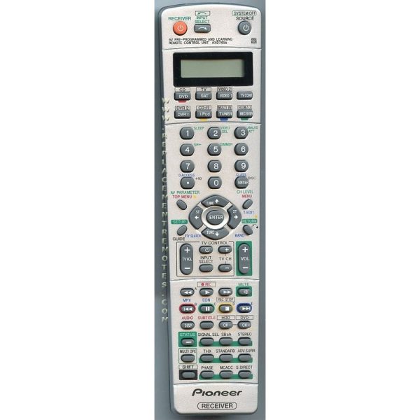 Pioneer AXD7456 Audio Remote Control