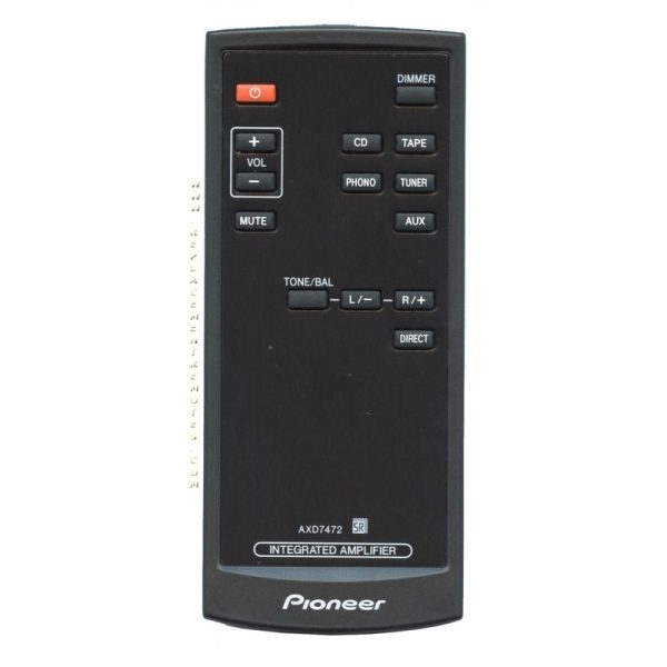 Pioneer AXD7472 Stereo Integrated Amplifier System Audio Remote Control – AXD7472