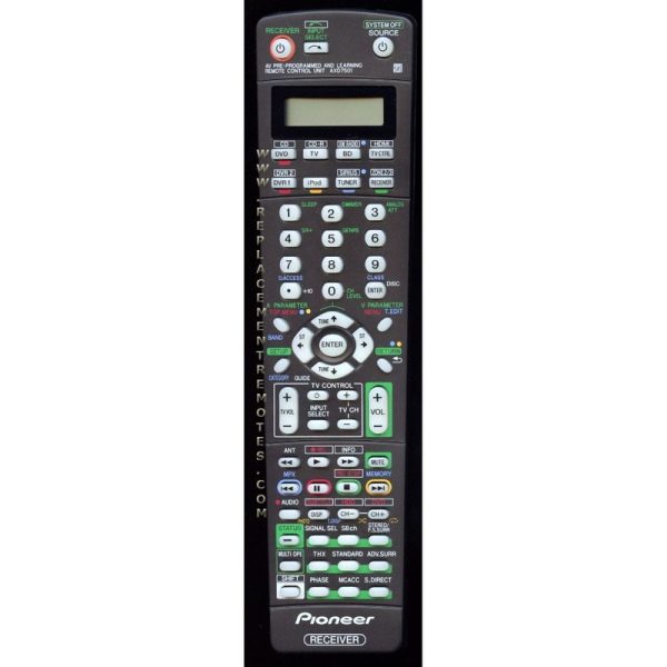 Pioneer AXD7501 Receiver Remote Control