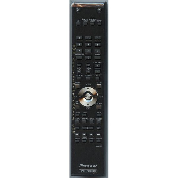 Pioneer AXD7523 Receiver Remote Control