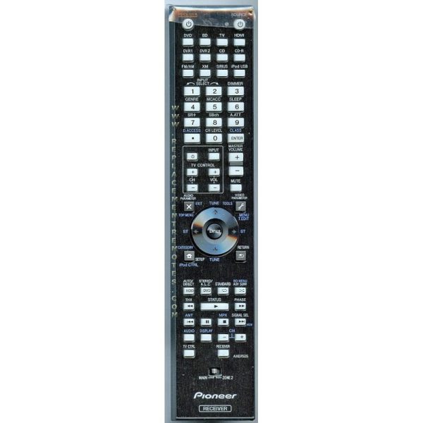 Pioneer AXD7525 Receiver Remote Control