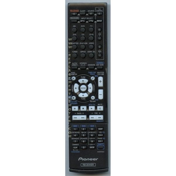 Pioneer AXD7583 Receiver Remote Control