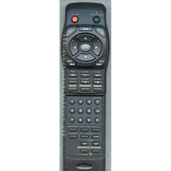Pioneer CUDV019 DVD Remote Control