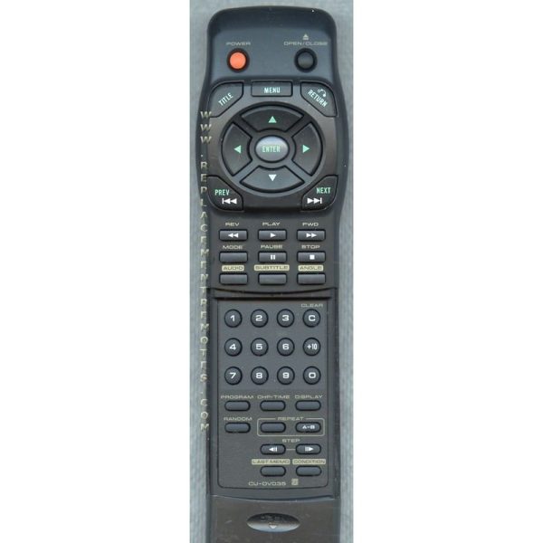 Pioneer CUDV035 DVD Remote Control