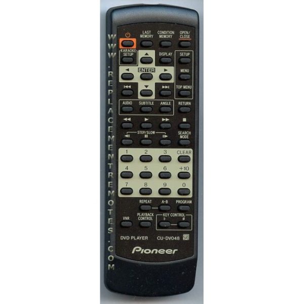 Pioneer CUDV048 DVD Remote Control