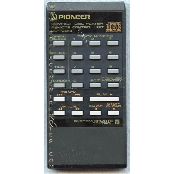 Pioneer CUPD018 CD Remote Control