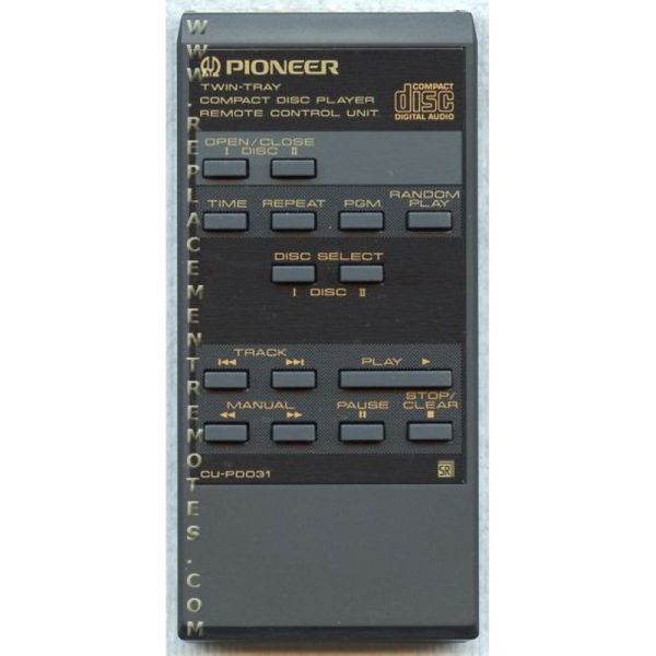 Pioneer CUPD031 CD Remote Control