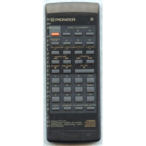 Pioneer CUPD040 Audio Remote Control