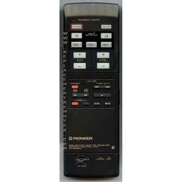 Pioneer CUSD063 Receiver Remote Control
