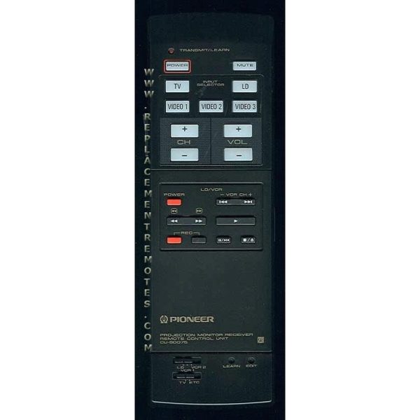 Pioneer CUSD075 Audio Remote Control