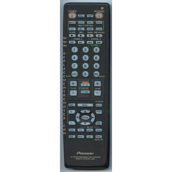 Pioneer CUVSX163 Receiver Remote Control