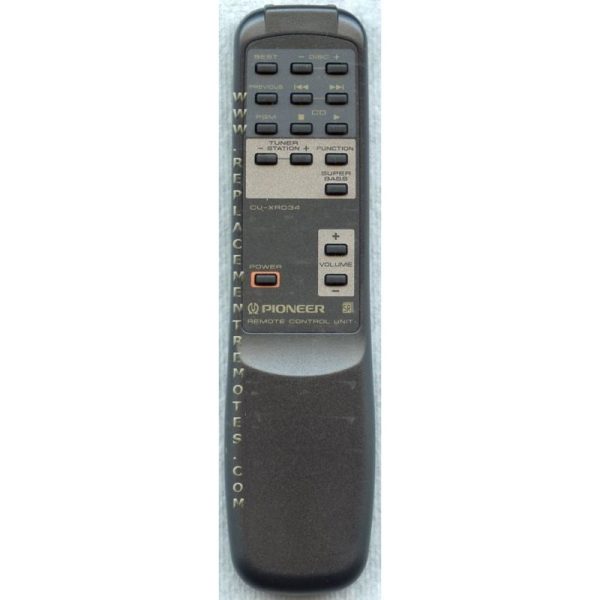 Pioneer CUXR034 CD Remote Control