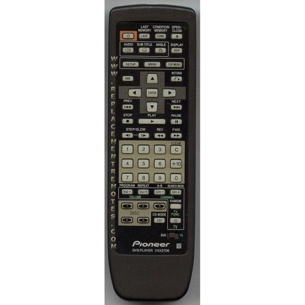Pioneer VXX2706 DVD Remote Control