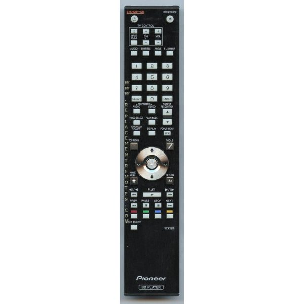 Pioneer VXX3316 Receiver Remote Control