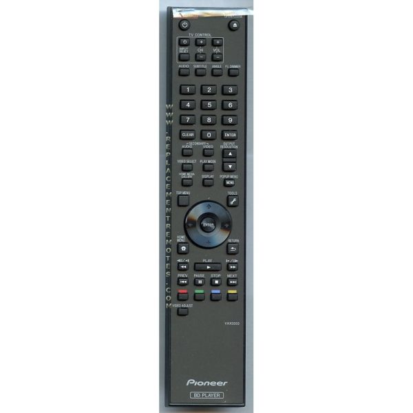 Pioneer VXX3333 Blu-ray Remote Control