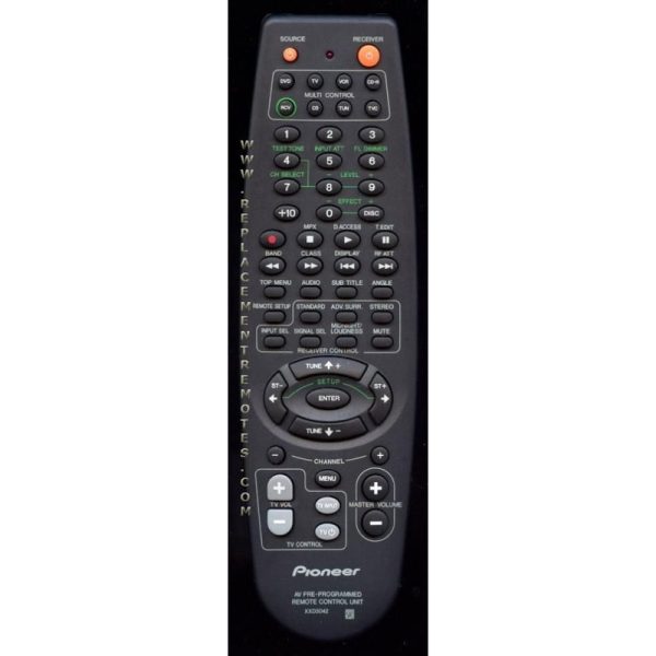 Pioneer XXD3042 Receiver Remote Control