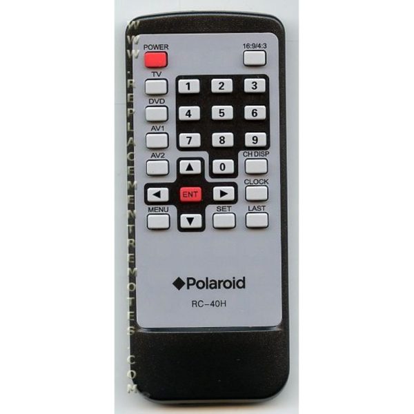 Polaroid RC40H TV/DVD Remote Control