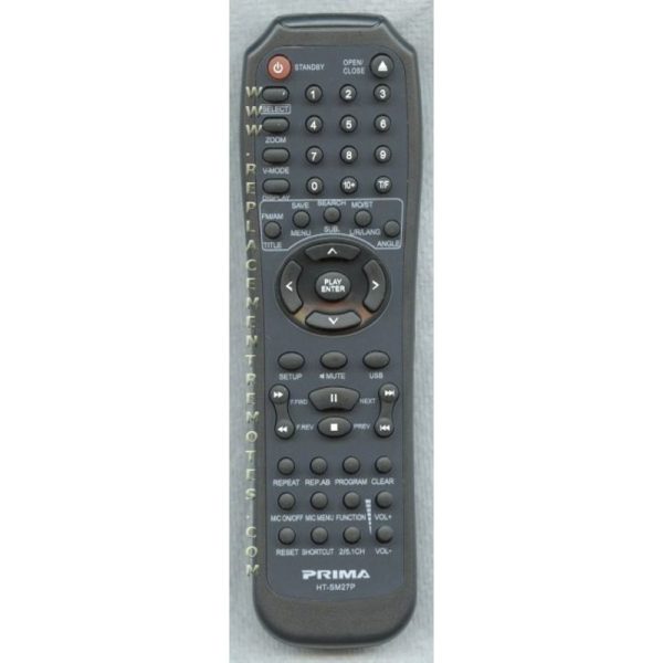 Prima HTSM27P Home Theater Remote Control