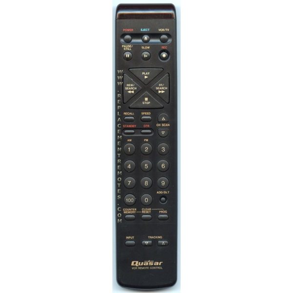 Quasar VSQS1144 VCR Remote Control