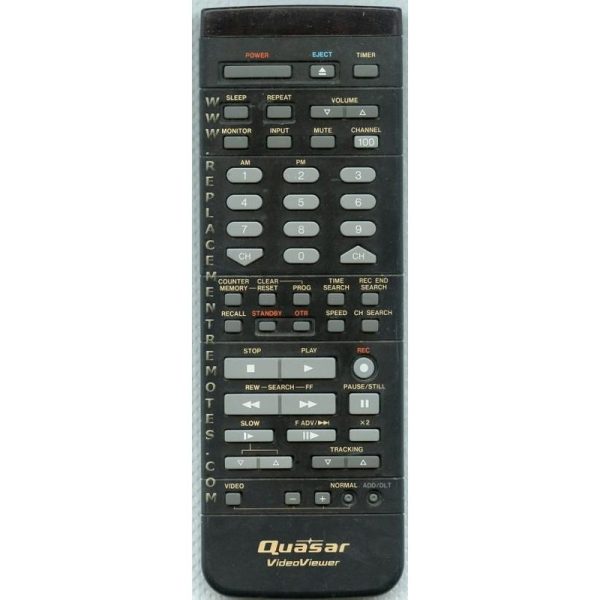 Quasar VSQS1226 TV/VCR Remote Control
