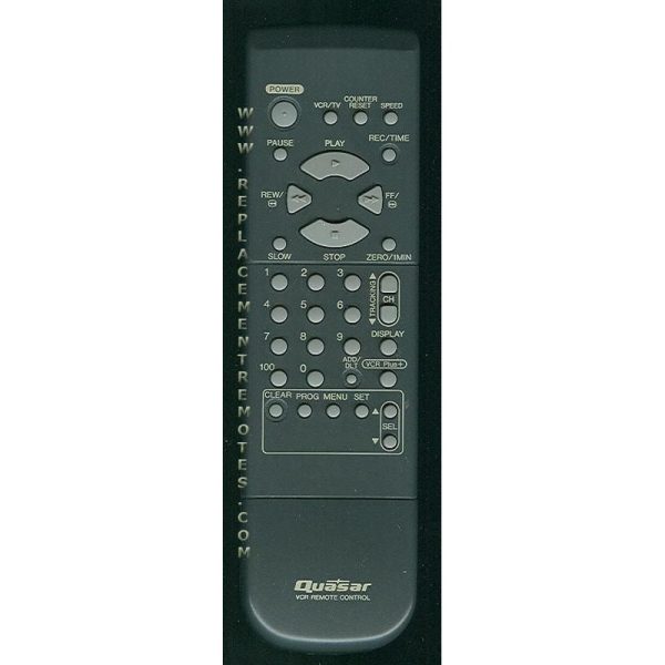 Quasar VSQS1401 TV/VCR Remote Control