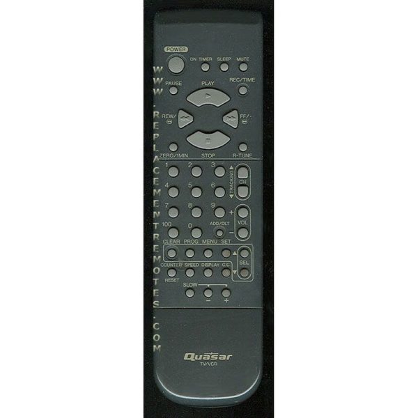 Quasar VSQS1404 TV/VCR Remote Control
