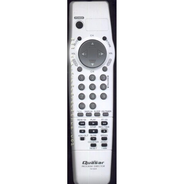 Quasar VSQS1486 TV/VCR Remote Control