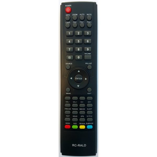 RANK ARENA RALD81HDA LCD TV Replacement Remote Control