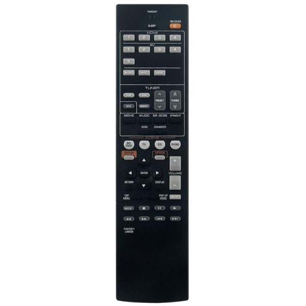 RAV521 ZJ66500 Remote Control Replacement for Yamaha AV Receiver