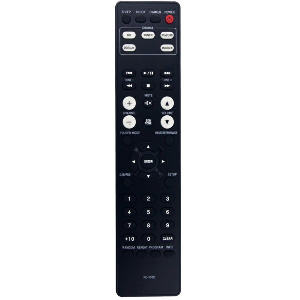 RC-1162 Remote Control Replacement for Denon Micro Hi-Fi System CD Receiver
