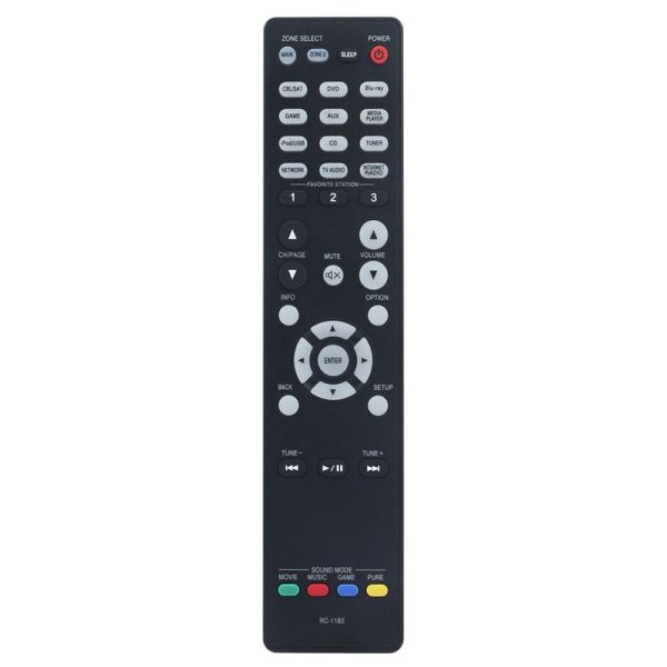 RC-1183 Remote Replacement for Denon AV Receiver