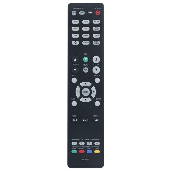 RC-1217 Remote Replacement For Denon AVR-S730H av receiver