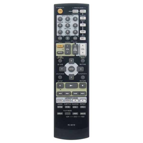 RC-681M Remote Control Replacement for Onkyo HT-CP807 AV Receiver