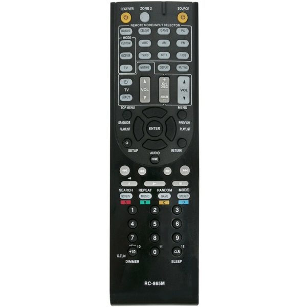 RC-865M RC865M Remote Replacementl for Onkyo AV Receiver TX-NR525 TXNR525