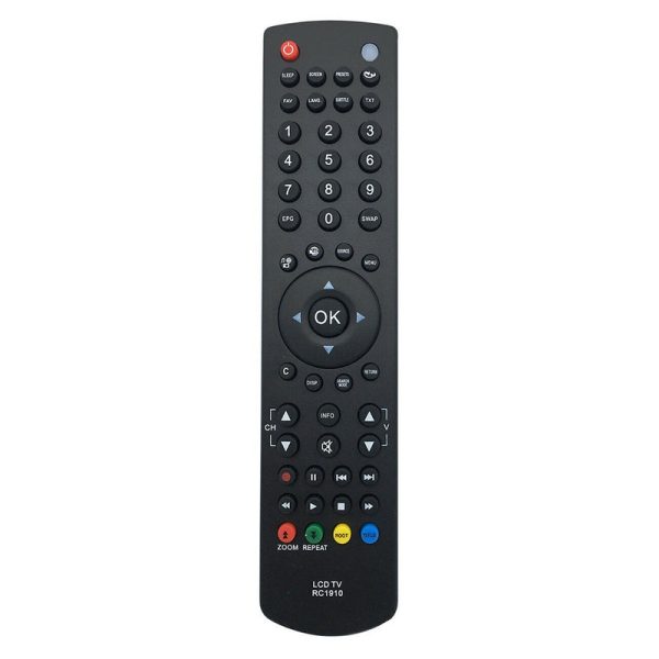 RC1910 Remote Control Replacement for Toshiba Luxor Sharp Sanyo LED TV D32151HD