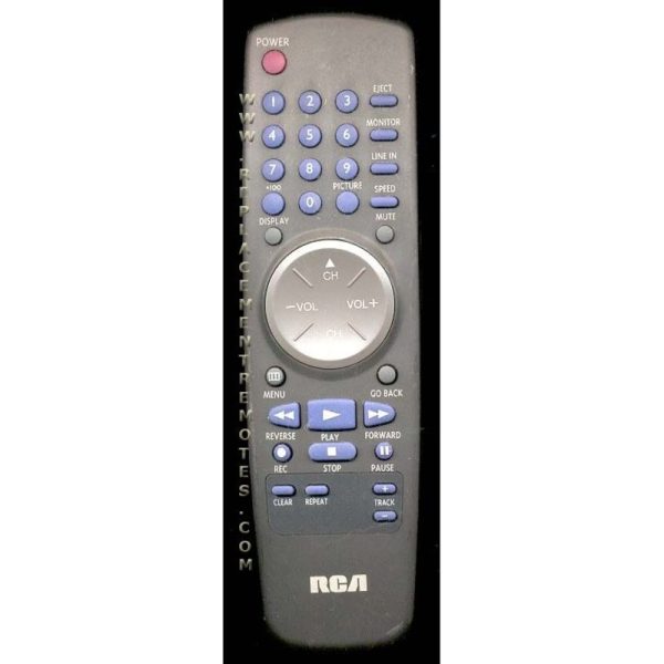 RCA 243158 VCR Remote Control