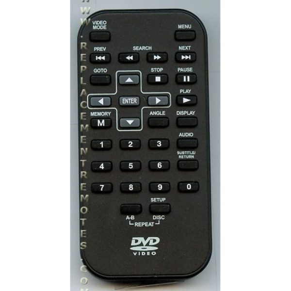 RCA DRC99731 GRAY DVD Remote Control