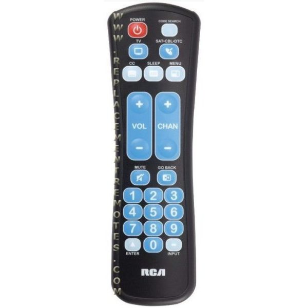RCA RCRHM02BR 1-Device Universal Remote Control