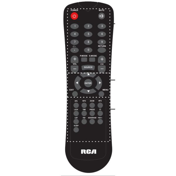RCA RLED1930ABrem TV Remote Control